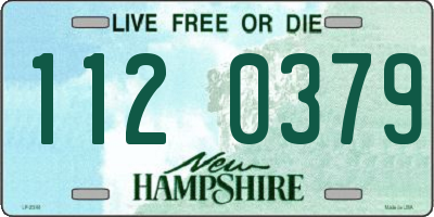 NH license plate 1120379