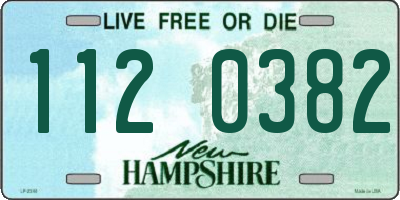 NH license plate 1120382