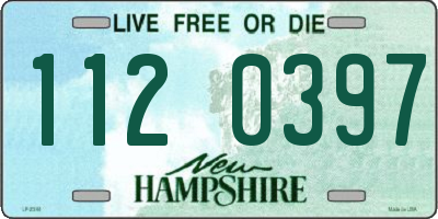 NH license plate 1120397