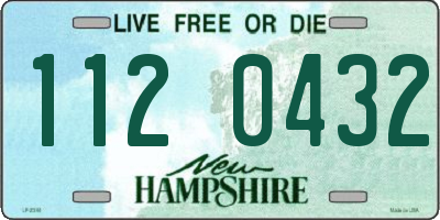 NH license plate 1120432