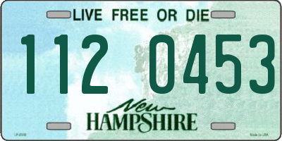 NH license plate 1120453