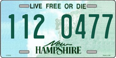 NH license plate 1120477
