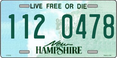 NH license plate 1120478