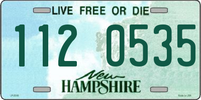 NH license plate 1120535