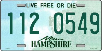 NH license plate 1120549