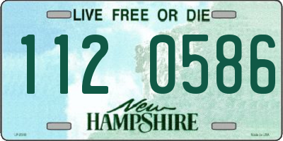 NH license plate 1120586
