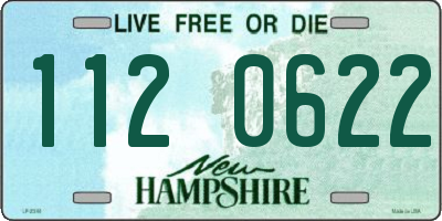 NH license plate 1120622