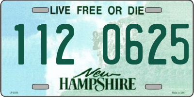 NH license plate 1120625