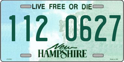 NH license plate 1120627
