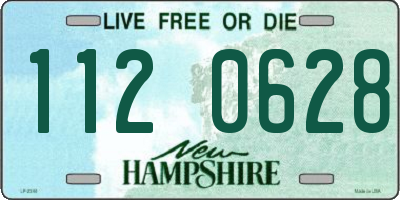NH license plate 1120628