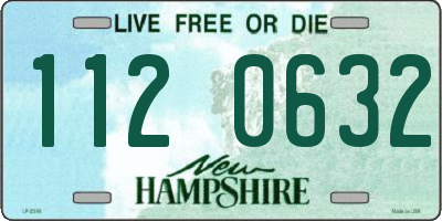 NH license plate 1120632