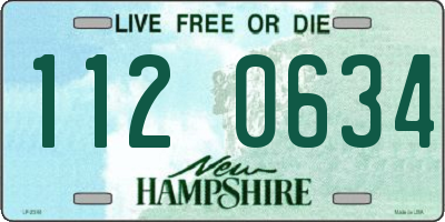 NH license plate 1120634