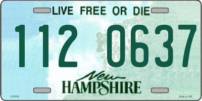 NH license plate 1120637