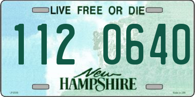 NH license plate 1120640