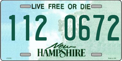 NH license plate 1120672
