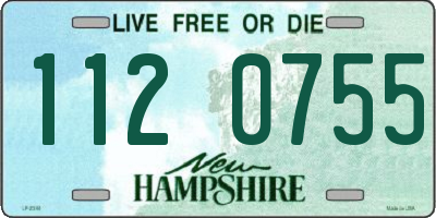 NH license plate 1120755