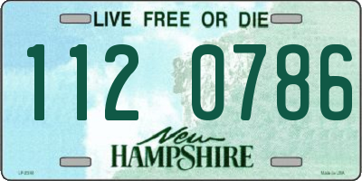 NH license plate 1120786