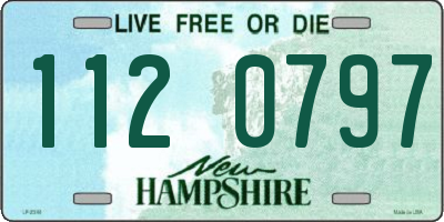 NH license plate 1120797