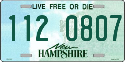 NH license plate 1120807