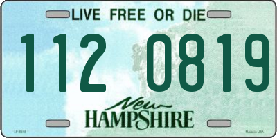 NH license plate 1120819