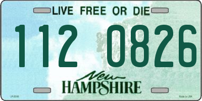 NH license plate 1120826