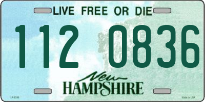 NH license plate 1120836