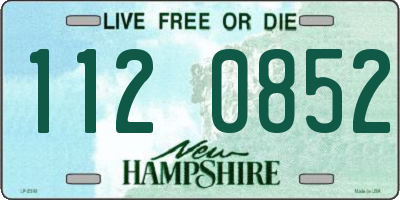 NH license plate 1120852