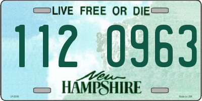 NH license plate 1120963