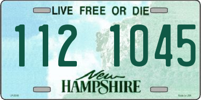 NH license plate 1121045