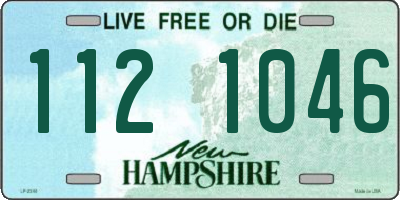 NH license plate 1121046