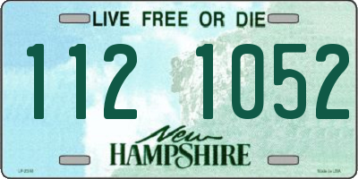NH license plate 1121052