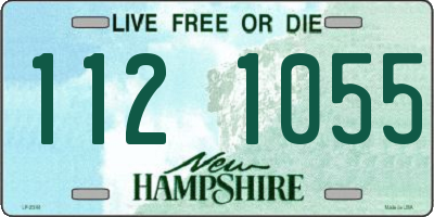 NH license plate 1121055