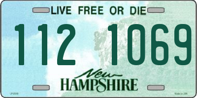 NH license plate 1121069
