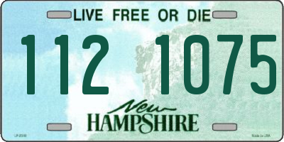 NH license plate 1121075
