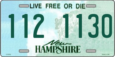 NH license plate 1121130
