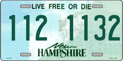 NH license plate 1121132