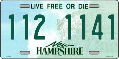 NH license plate 1121141