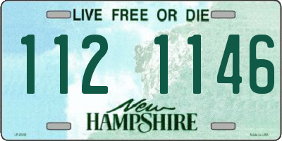 NH license plate 1121146