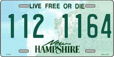 NH license plate 1121164