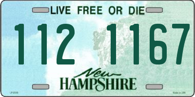 NH license plate 1121167