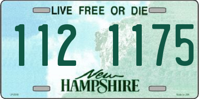 NH license plate 1121175