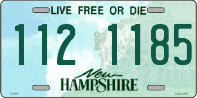 NH license plate 1121185