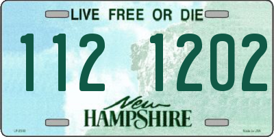 NH license plate 1121202