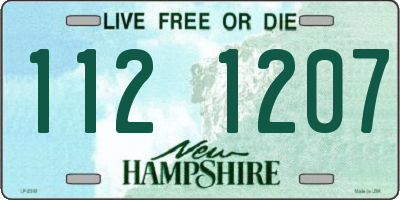 NH license plate 1121207