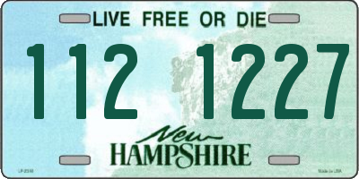 NH license plate 1121227