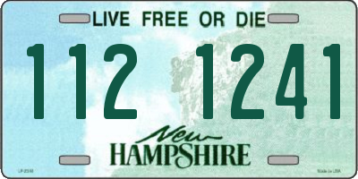 NH license plate 1121241