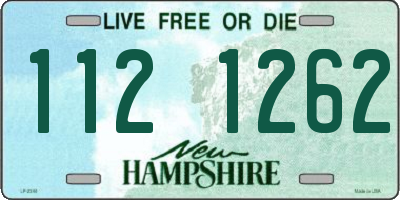 NH license plate 1121262