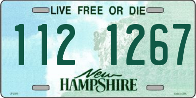 NH license plate 1121267
