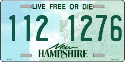 NH license plate 1121276