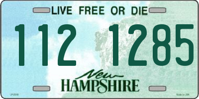 NH license plate 1121285